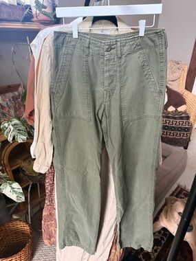 Imogene & Willie Men’s Oliver Military Trouser, Olive, size 28